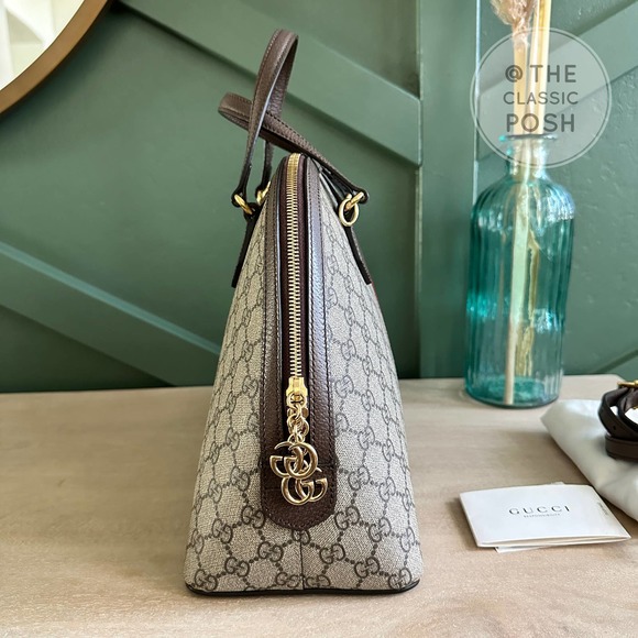 ❌SOLD❌ EUC Gucci Ophidia GG Supreme Dome Medium Crossbody Shoulder Bag - Picture 11 of 16